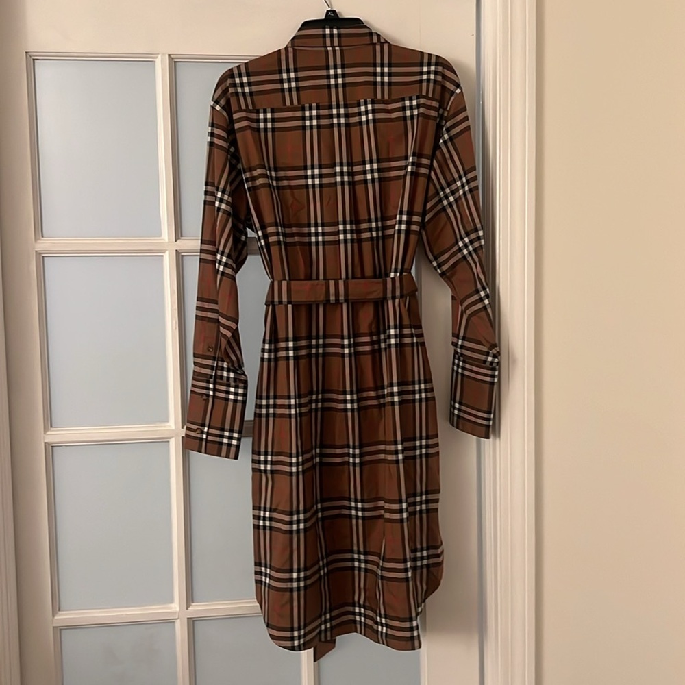 Burberry Tan and Black Plaid Dress - Picture 6 of 6